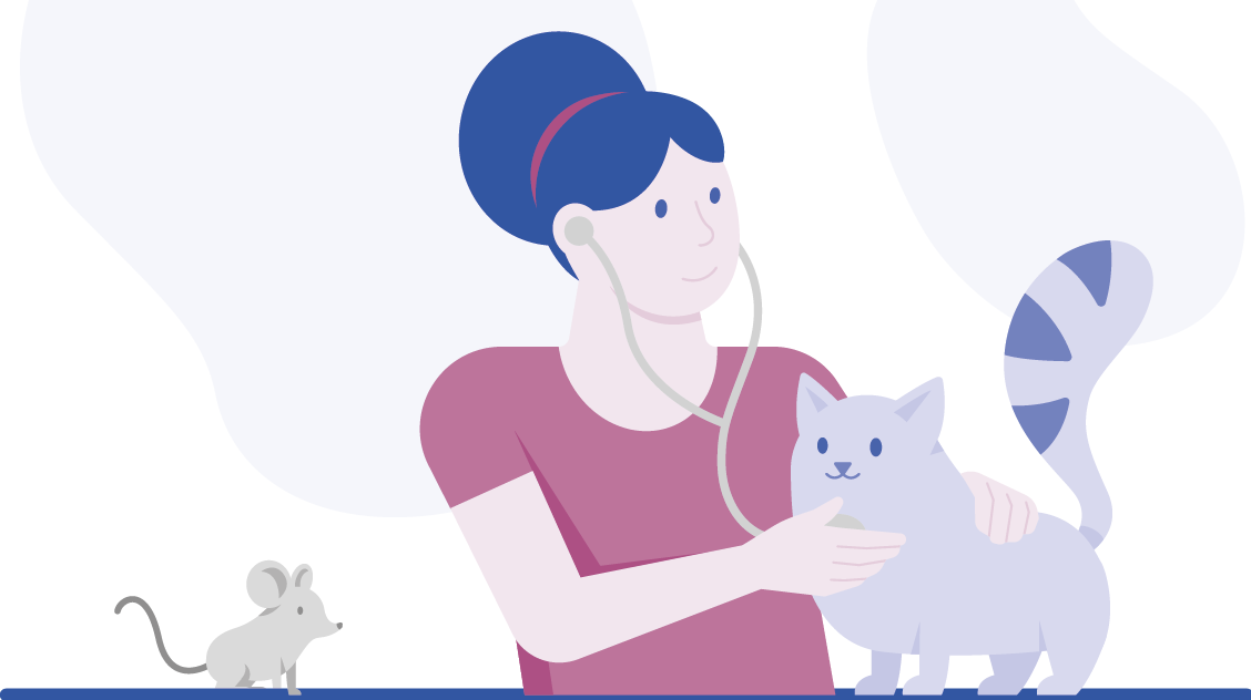 Illustration Praktikum in der Veterinärmedizin